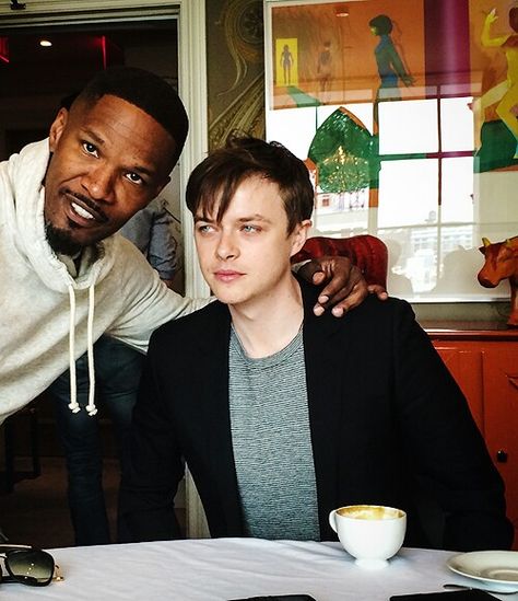 Dane DeHaan and Jamie Foxx Dane Dehan, Dan Dehaan, Dane Dehann, U Make Me Happy, Anna Wood, Dane Dehaan, Gay Aesthetic, Super Secret, Popular People