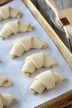 Quick and Easy Crescent Rolls | Red Star Yeast Easy Croissants, Easy Crescent Rolls, Red Star Yeast, Completely Delicious, Breaking Bread, Fun Baking, Crescent Roll, Bread Roll, Bread Machine Recipes