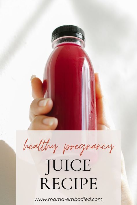 Your nutrition becomes more important than ever when you’re pregnant. That’s why I’m sharing my healthy pregnancy juice recipe that’s chock-full of the most important nutrients for you and baby! Get the juice recipe on Mama Embodied and learn about your prenatal nutrition needs. Pregnancy Juicing Recipes, Pregnant Drinks, Beet Juice Recipe, Vegetable Juice Recipes, Food For Pregnant Women, Blogger Ideas, Healthy Juicer Recipes, Prenatal Health, Prenatal Nutrition