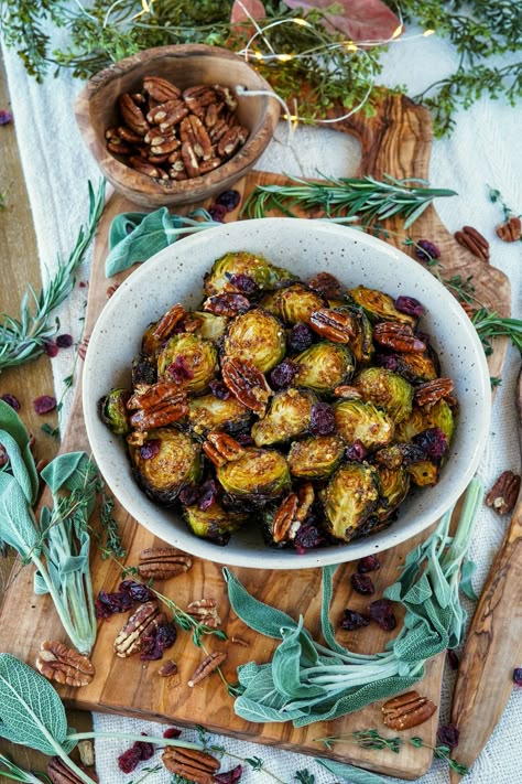 Maple Mustard Roasted Brussel Sprouts Plantiful Kiki, Roasted Sprouts, Vegan Potato Salads, Maple Mustard, Vegan Fish, Wfpb Recipes, Roasted Brussel, Vegan Sides, Vegan Thanksgiving