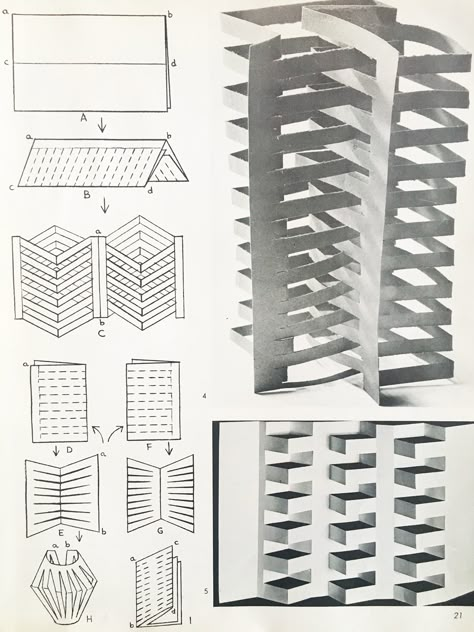 Paper Structure Architecture Origami, Paper Folding Architecture, Paper Folding Techniques, Origami Architecture, Paper Structure, Geometric Origami, Paper Architecture, Origami And Kirigami, Paper Engineering