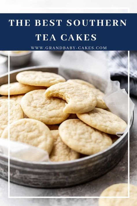 Southern Tea Cookies Recipe, T Cakes Cookies, Southern Tea Cakes 12 Tomatoes, Iced Tea Cake Cookies, Southern Tea Cake Cookies 12 Tomatoes, Homemade Tea Cakes, Butter Tea Cookies, Soft Tea Cakes Recipes, Paula Deen Tea Cakes