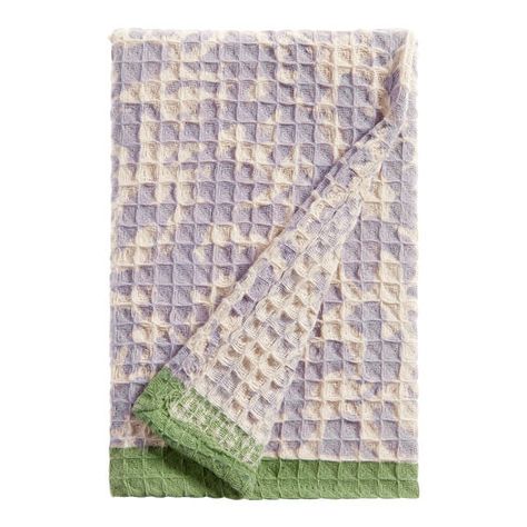 Audrey Lavender Floral Waffle Weave Block Print Hand Towel by World Market Floral Towels, Floral Block Print, Pinterest Contest, Park Slope, Falls Church, Hand Towels Bathroom, Lavender Floral, Waffle Weave, Travel Trailers