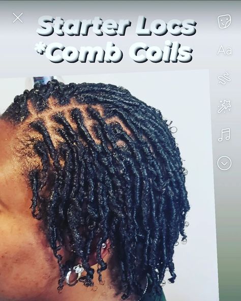 comb coil starter locs • Instagram Coils Starter Locs, Comb Coil Starter Locs, Coil Starter Locs, Comb Coils, Starter Locs, Loc Styles, New Journey, Coils, Locs