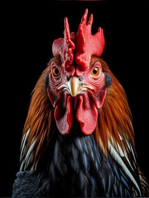 Rooster Portrait, Nature Is Beautiful, Chicken Drawing, Wild Animals Photography, Animal Eyes, Rooster Painting, Breathtaking Nature, Animals And Nature, Skull Art Drawing