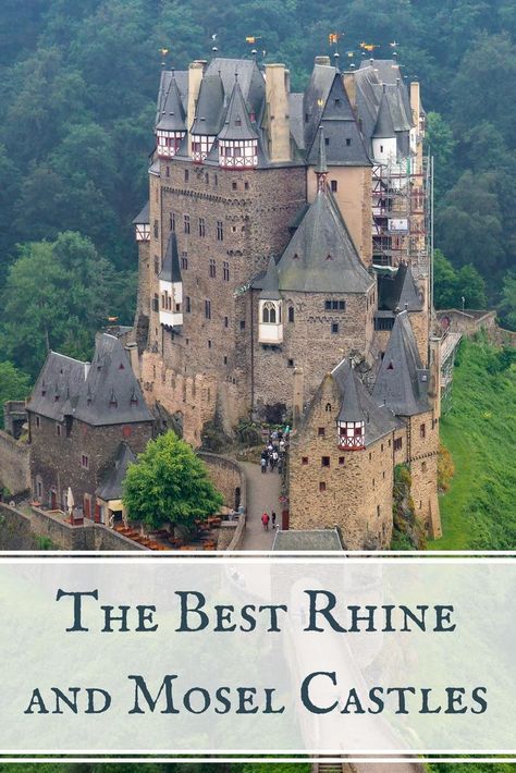 Mosel and Rhine River Castles – a full guide to the best castles near Koblenz, Germany. | Where to stay in the Rhine Valley | The 6 best castles along the Rhine | The 2 top Mosel River castles | #germany #travel Castles In Europe, Koblenz Germany, Rhine Valley, Real Castles, River Cruises In Europe, Rhine River Cruise, European River Cruises, Germany Travel Guide, Castles To Visit