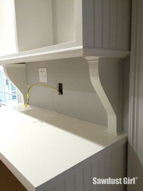 Diy Corbels, Sawdust Girl, Cabinet Making, Kitchen Redo, Diy Home Improvement, White Cabinets, Home Improvement Projects, Diy Kitchen, Kitchen Counter