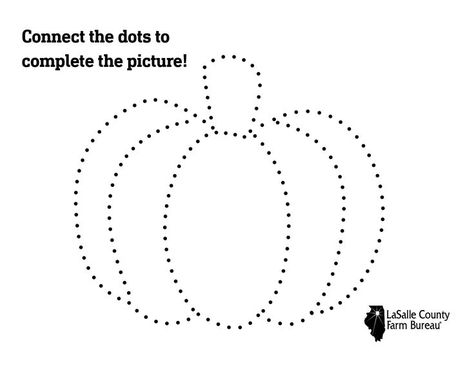 Pumpkin Outline, Dot Worksheets, Pumpkin Coloring Pages, Pinterest Page, Farm Crafts, Connect The Dots, Dot Painting, Dots Art, Craft Activities