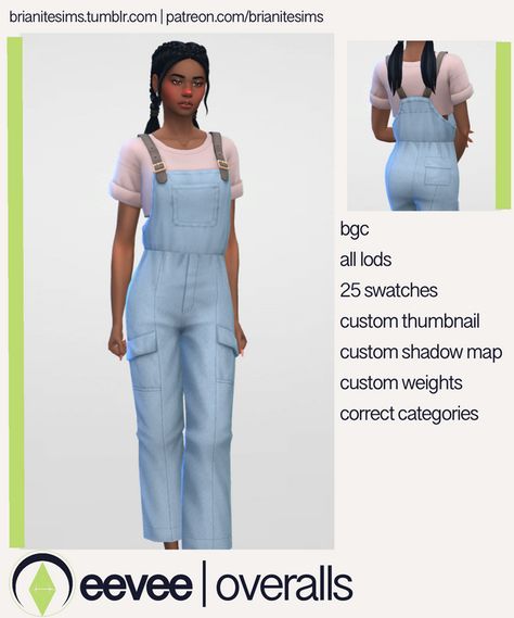 Farmer Outfit, The Sims 4 Pc, Cute Overalls, Sims 4 Mm Cc, Sims 4 Game Mods, Sims 4 Expansions, Sims 4 Dresses, Sims 4 Mm, Sims4 Clothes