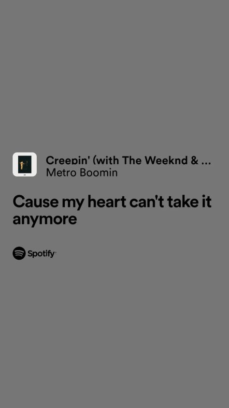 The Weeknd
Weeknd
Weeknd aesthetic
Weeknd style
Weeknd lyrics
Lyrics
Spotify
Spotify lyrics
Spotify aesthetic
Spotify lyrics aesthetic
21 savage 
21 savage lyrics
21 songs
Songs
Songs lyrics
Aesthetic songs Metro Boomin, Cant Take Anymore, The Weeknd, Songs, Quick Saves