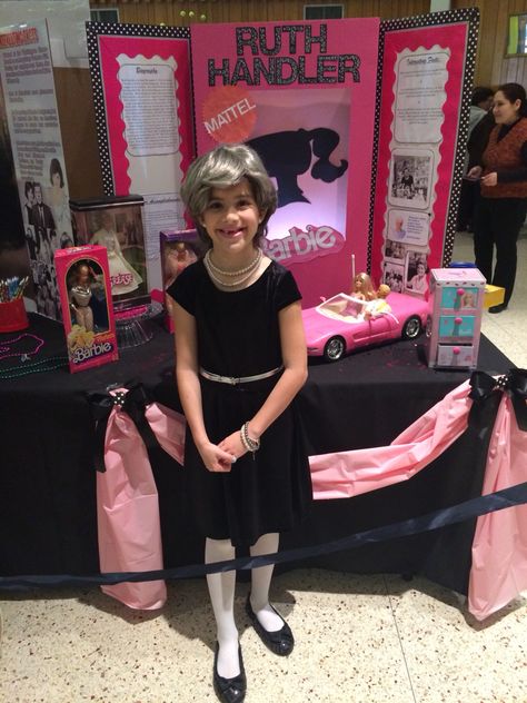 Ruth Handler Board - wax museum 2015 Wax Museum School Project Girl, Living Wax Museum Project Kids, Wax Museum School Project Ideas, Wax Museum Project For Kids, Kids Old Man Costume, Living Wax Museum, Giraffe Project, Wax Museum School Project, Wax Museum Ideas