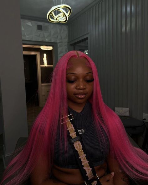 Lace wig install #atlantahairstylist Hair To Look Younger, Sew In Hairstyles, Wig Install, Haircuts For Women Over 50, Pink Wig, Natural Curls Hairstyles, Pretty Hair Color, Bob Haircuts For Women, Hair Life