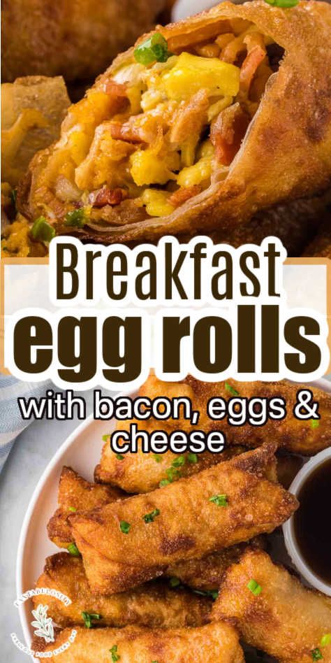 Breakfast Ideas Crescent Rolls Eggs, Homemade Breakfast Tornado, Breakfast Ideas For Food Truck, Pillsbury Crescent Recipes Breakfast Eggs, Breakfast Eggroll Recipe, Egg Roll Wrapper Recipes Breakfast, Breakfast Finger Foods Easy, Chicken Bacon Ranch Egg Rolls, Breakfast Ideas With Eggs And Bacon