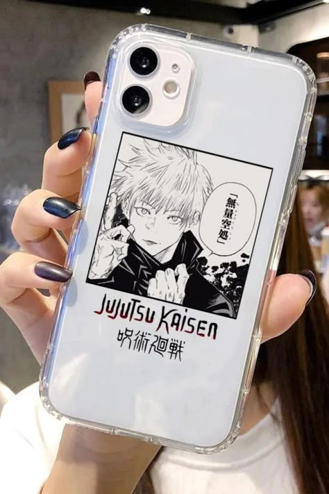 Jujutsu Kaisen Phone Case, Yuji Itadori Sukuna, Kawaii Iphone Case, Phone Case Diy Paint, Creative Iphone Case, Black Pink Background, Iphone Wallpaper Kawaii, Nintendo Switch Accessories, Megumi Fushiguro