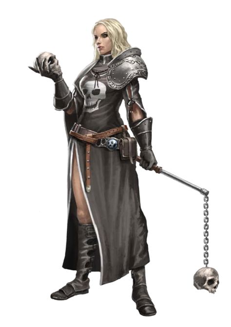 Female Human Cleric of Groetus - Pathfinder PFRPG DND D&D 3.5 5th ed d20 fantasy Heroic Fantasy, Female Human, Fantasy Armor, Fantasy Warrior, Fantasy Rpg, Character Creation, Dnd Characters, Fantasy Artwork, Character Portraits