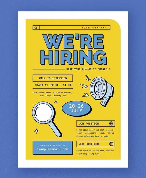 We're Hiring! Looking for talented individuals to join our team. Check out our flyer template and spread the word! #hiring #jobs . #Aesthetic_Hiring_Poster #For_Hire_Poster #Flyers_Ideas_Design #Career_Expo_Poster Aesthetic Hiring Poster, For Hire Poster, Flyers Ideas Design, Now Hiring Graphic, We're Hiring Ig Post, Now Hiring Poster Design, We Hiring Poster Design, We’re Hiring Poster, Hiring Design Poster