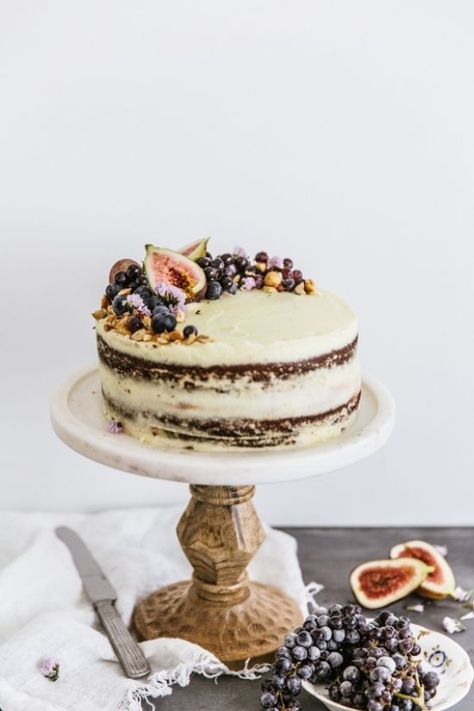 Hazelnut Torte with Mascarpone Icing | emmaduckworth.com.au: Berry Frosting, Hazelnut Torte, Mascarpone Icing, Mascarpone Cake, Mascarpone Frosting, Hazelnut Cake, Pistachio Cake, Slow Cooker Desserts, Naked Cakes