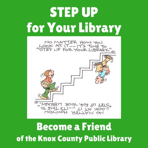 Friends of the Knox County Public Library Friends Of The Library, Knox County, Library Displays, Library Ideas, Content Management, Raise Funds, Digital Content, The Library, Public Library