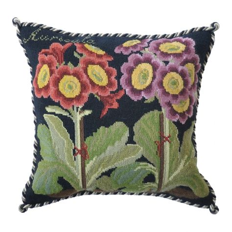 Botanical Garden Needlepoint Kits | Elizabeth Bradley Design – Page 2 Victorian Cross Stitch, Elizabeth Bradley, Needlepoint Pillow Kits, Needlepoint Pillow, Parrot Tulips, Tapestry Kits, Needlepoint Tapestry, Victorian Flowers, Christmas Rose