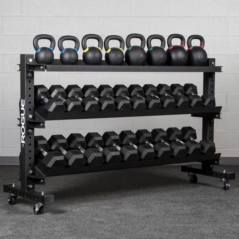 Kettlebell Storage, Gym Rack, Small Home Gym Ideas, Home Gym Basement, Home Gym Inspiration, Small Home Gym, Mini Gym, Home Gym Garage, Basement Gym