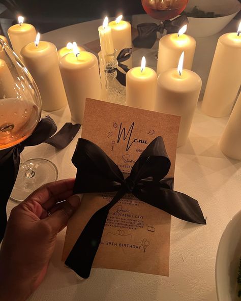 Surprised hubby with a candlelight dinner at home 🕯️ Details of everything is linked in my LTK @shop.ltk & will go in details on stories🤎 S/O to all the brands who collaborated to make this happen 👏🏾🙌🏾 #candlelightdinner #romantic #romanticdinner #dinnerparty #elegantdinnerparty #birthdaysuprise #anniversaryideas #proposalideas #parati Candle Lit Dinner Aesthetic, Candlelight Dinner At Home For Two, Candle Lit Dinner For Two, Candlelight Dinner At Home, At Home Dinner Date, Romantic Dinner At Home, Dinner Aesthetic, Candlelight Dinner, Elegant Dinner Party