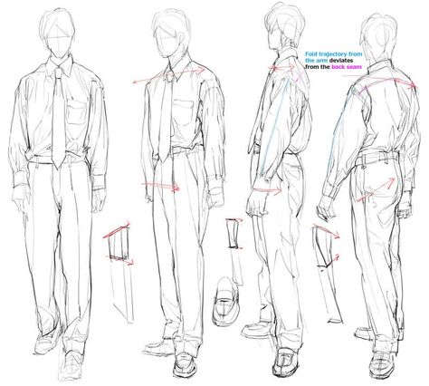 Unbuttoned Shirt Reference, Shirt Reference, Looking Over Shoulder, Anatomy References, Shirt Sketch, Asian Men Fashion, Shirt Wrinkles, Shirt Folding, Shirt Drawing