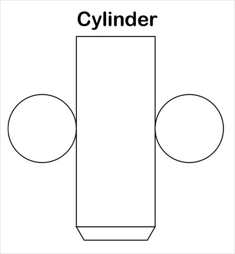 Cylinder Template, Foldables Templates, Paper Box Template, Cake Templates, Shape Templates, Woodworking Projects For Kids, 3 R, Fall Coloring Pages, Multiplication Facts