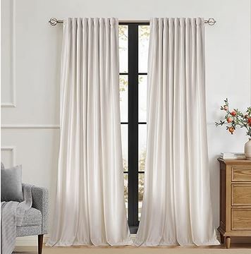 White Velvet Curtains, Ivory Curtains, Velvet Drapes, Decorative Curtains, Curtains For Bedroom, Insulated Curtains, Blue Curtains, Drape Panel, Velvet Curtains