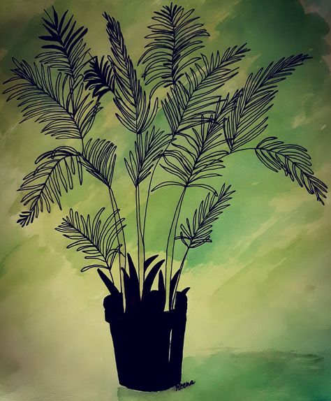 Arica Palm, Palm Plant, Plant Leaves, Drawings, Plants