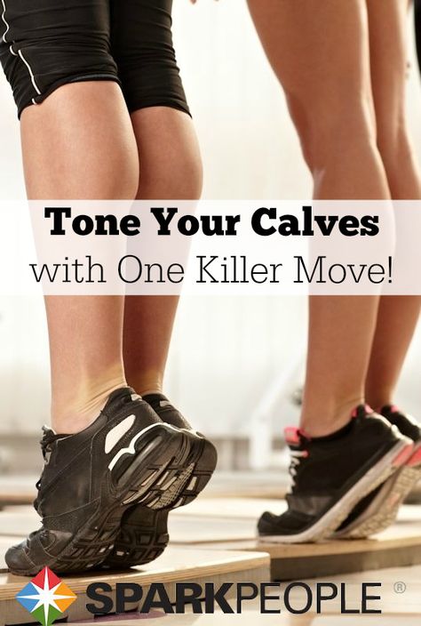 Strong Calves Woman, Strong Calves, Simple Exercise, Spark People, Sup Yoga, Calf Raises, Stay In Shape, Exercise Fitness, Leg Workout