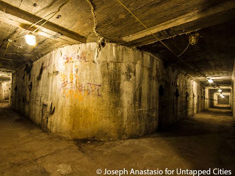 7 Forgotten and Hidden Tunnels in New York City - Page 2 of 7 - Untapped New York Hidden Tunnel, Public Pool, Diving Pool, Secret Tunnel, Nyc History, Building A Pool, Old Buildings, Heating Systems, Writing Prompts