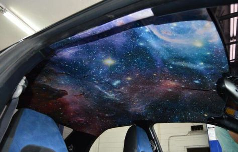 Galaxy headliner Car Knowledge, Galaxy Car, Wrx Wagon, Car Items, Honda Accessories, Custom Vehicles, Car Things, Custom Car Interior, Car Wraps