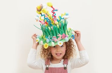 Hobbycraft | Ideas Easter Toppers, Easter Bonnet Ideas, Easter Hat Parade, Easter Craft Ideas, Easter Crafts For Adults, Art And Craft Supplies, Easter Hat, Diy Costumes Kids, Easter Hats