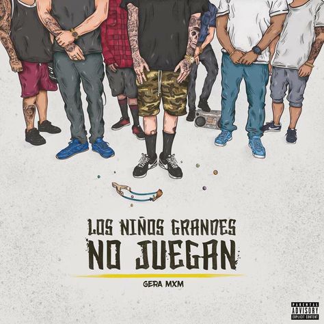 -Los Niños Grandes No Juegan. Cholo Style, Nba Art, Freestyle Rap, Tony Montana, Tumblr Boys, Dope Art, Hip Hop Rap, Amazon Music, Parental Advisory Explicit Content