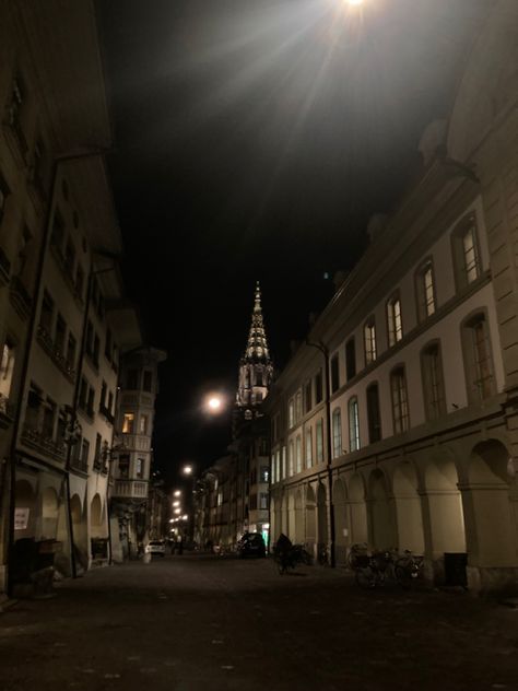 Dark Switzerland Aesthetic, Bern Switzerland Aesthetic, Bern Aesthetic, Switzerland Bern, Little Big Planet, Street Pictures, Bern Switzerland, Cold Morning, Day Hike