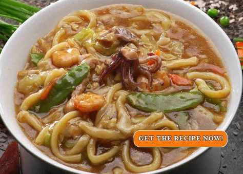 Chicken Lomi Recipe, Lomi Recipe, Recipe Noodles, Panlasang Pinoy Recipe, Lean Pork, Simple Chicken, Clam Recipes, Noodles Recipe, Pinoy Food