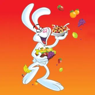 The Trix Rabbit Yogurt And Cereal, Trix Rabbit, Trix Cereal, Lucky The Leprechaun, Cocoa Krispies, Snuggle Bear, Chicken Of The Sea, Energizer Bunny, Pillsbury Doughboy