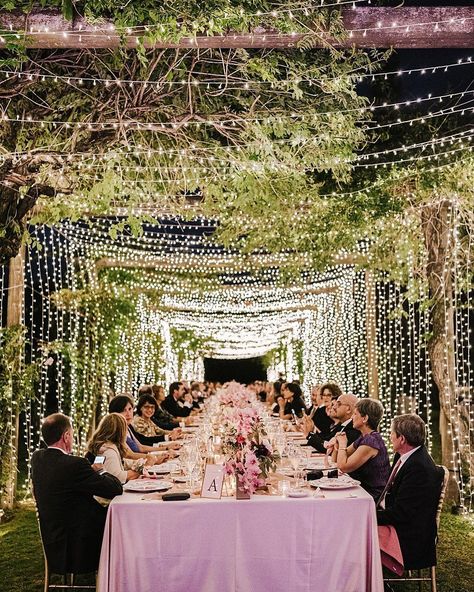 Enchanting Forest Wedding Theme Ideas For A Woodland Affair ★ forest wedding theme outdoor reception lights Castle Ceremony, Wedding Theme Outdoor, Reception Lights, Forest Wedding Theme, Italian Wedding Reception, Forest Wedding Ideas, Wedding Cake Forest, Forest Wedding Decorations, Forest Wedding Reception