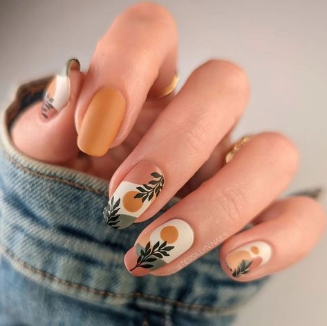 September Nails, Plaid Nails, Trendy Nail Design, Fall Nail Art, Autumn Nails, Minimalist Nails, Fall Nail, Nail Designs Spring, Fall Nail Designs