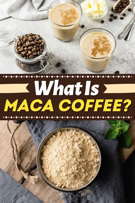 If you're asking yourself, "What is maca coffee," you can find the answer here! Learn all about this trendy beverage and why it's a great alternative to regular coffee. Maca Coffee, Maca Plant, Maca Latte, Caffeine Free Drinks, Powder Coffee Creamer, Coffee Energy, Maca Powder, Coffee Alternative, Maca Root