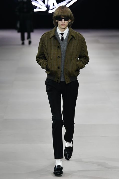 Celine Menswear, Men's Uniform, Outfit Inso, Fall Outfits Men, Outfit Grid, Mens Outfit Inspiration, Mens Fashion Week, Bike Lovers, Mod Fashion