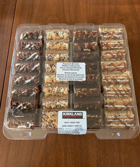 Costco Kirkland Signature Variety Dessert Bars Review Costco Desserts, Costco Bakery, Dessert Squares, Costco Meals, Dessert Platter, Dessert Dips, Wedding Dessert Table, Dessert Stand, Sugar Free Desserts