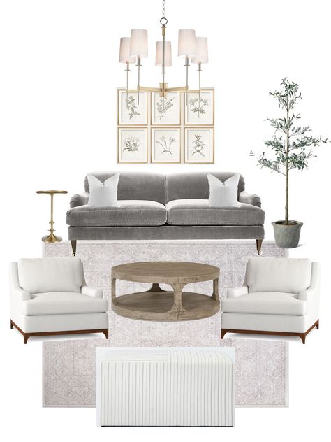 Living Room Upgrades, Mood Board Living Room, Velvet Sofa Living Room, Target Inspired Home Decor, Grey Sofa Living Room, Living Room Decor Neutral, Studio Mcgee Target, Living Room Wall Color, Living Space Decor