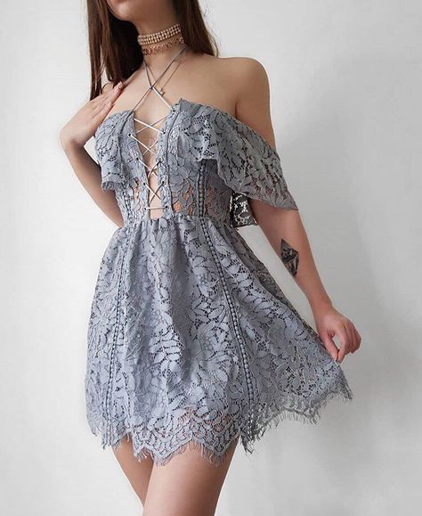 Girls Jeans Fashion, Grey Short Dress, Rok Mini, Beachwear Fashion, Casual Day Outfits, Grad Dresses, Night Out Dress, Really Cute Outfits