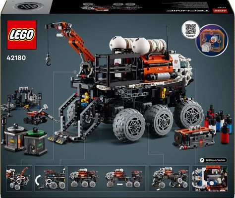 LEGO Technic 2024 Space Sets Revealed - The Brick Fan Water Canister, Lego Gears, Lego Space Sets, Lego Technic Truck, Lego Technic Sets, Construction Games, Lego Exoforce, Halloween Furniture, Building Toys For Kids