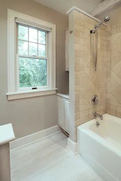 Which flooring with travertine wall tiles?? | Houzz UK Travertine Wall, Travertine Bathroom, Travertine Tiles, Travertine Wall Tiles, Travertine Floors, Travertine Tile, White Floors, White Bathroom, Bathroom Flooring