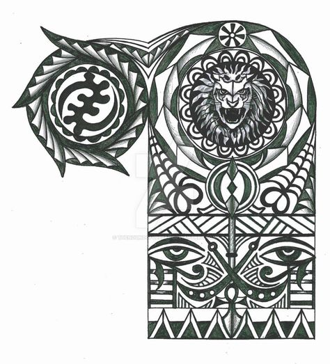 Symbolic Things, Adinkra Tattoo, African Warrior Tattoos, African Aesthetics, African Sleeve Tattoo, Birth Marks, African Warrior, Spade Tattoo, Africa Tattoos