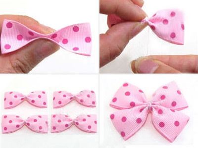 how to make a bow from ribbons | How To Make Ribbon Bows For Hair Clips ∙ How To by sandy l. on Cut ... Ribbon Bows For Hair, Make Ribbon Bow, Baby Crafts To Make, Bow For Hair, Bows For Hair, Make A Hair Bow, New Baby Crafts, Hair Bows Diy Ribbon, Yarn Wig