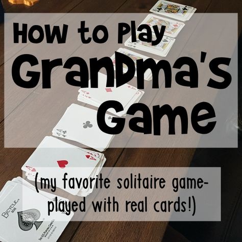 Solitaire Card Game, Solitaire Game, Call Grandma, Family Card Games, Solitaire Games, Family Fun Games, Game Video, Dice Games, Indoor Games