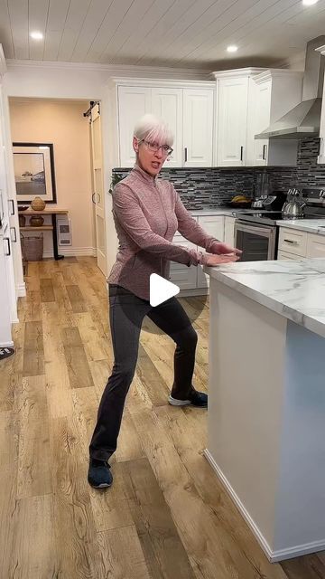 Easyfitnessover50 on Instagram: "Inner thighs! Showing you the other squat, first, the easy way, and then a little challenge for you to work up to. Feels great.#beginnerworkout #innerthighworkout #legstrength #easyfitness #fitnessover50" Exercises For Inner Thighs At Home, Exercises For Inner Thighs, Exercise For Hips And Thighs, Sitting Down Exercises, Easy Fitness, Inner Thighs Exercises, Thighs Exercises, Inner Thigh Workout, Chair Yoga